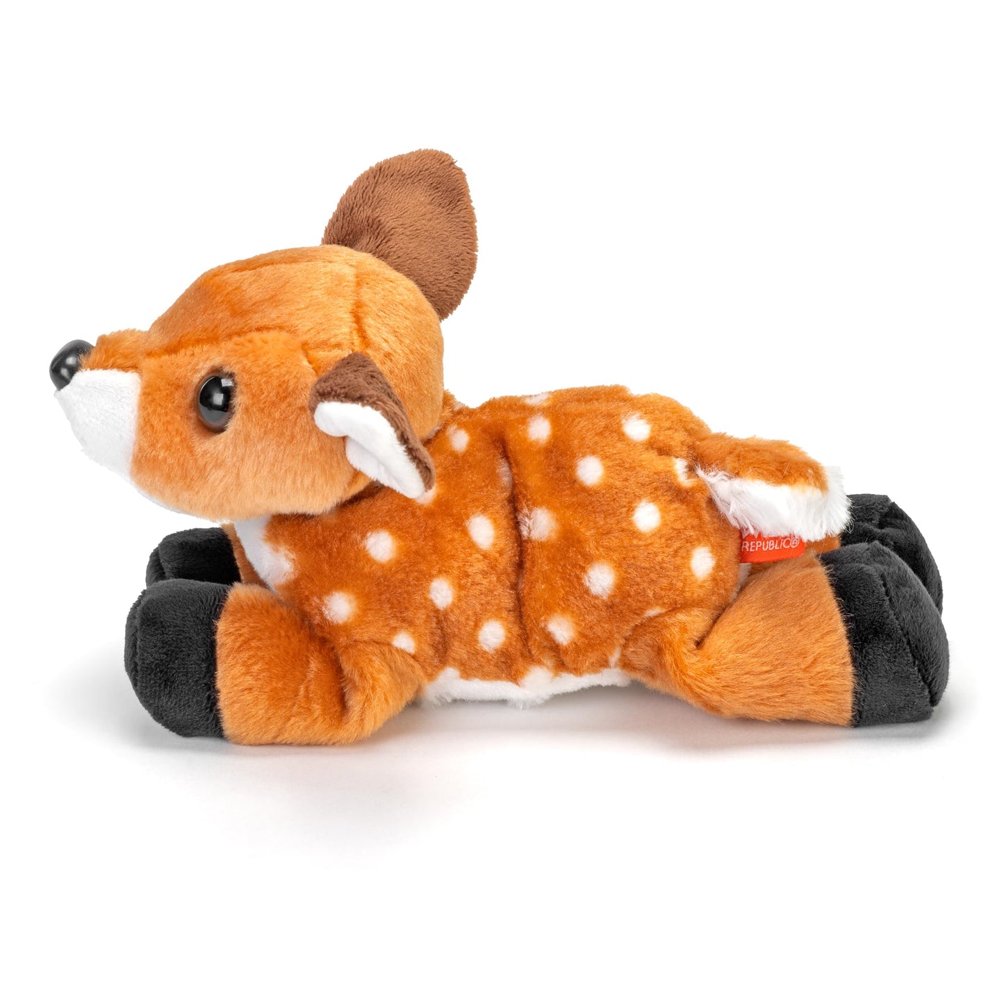 WILD REPUBLIC Fawn Plush Toy, 7" Stuffed Animal, Hug’Ems, Polyester, Model 16270
