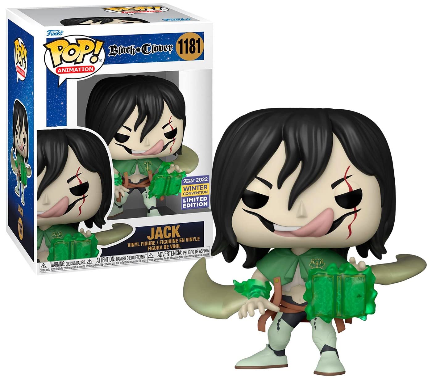 Funko POP! Animation: Black Clover - Jack - (Ripper) - Collectable Vinyl Figure - Gift Idea - Official Merchandise - Toys for Kids & mature-themeds - Anime Fans - Model Figure for Collectors and Display