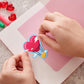 Ohome Valentines Stickers - 180 Pcs Valentines Day Stickers For Kids Classroom School -Vinyl Heart Stickers - Valentines Crafts