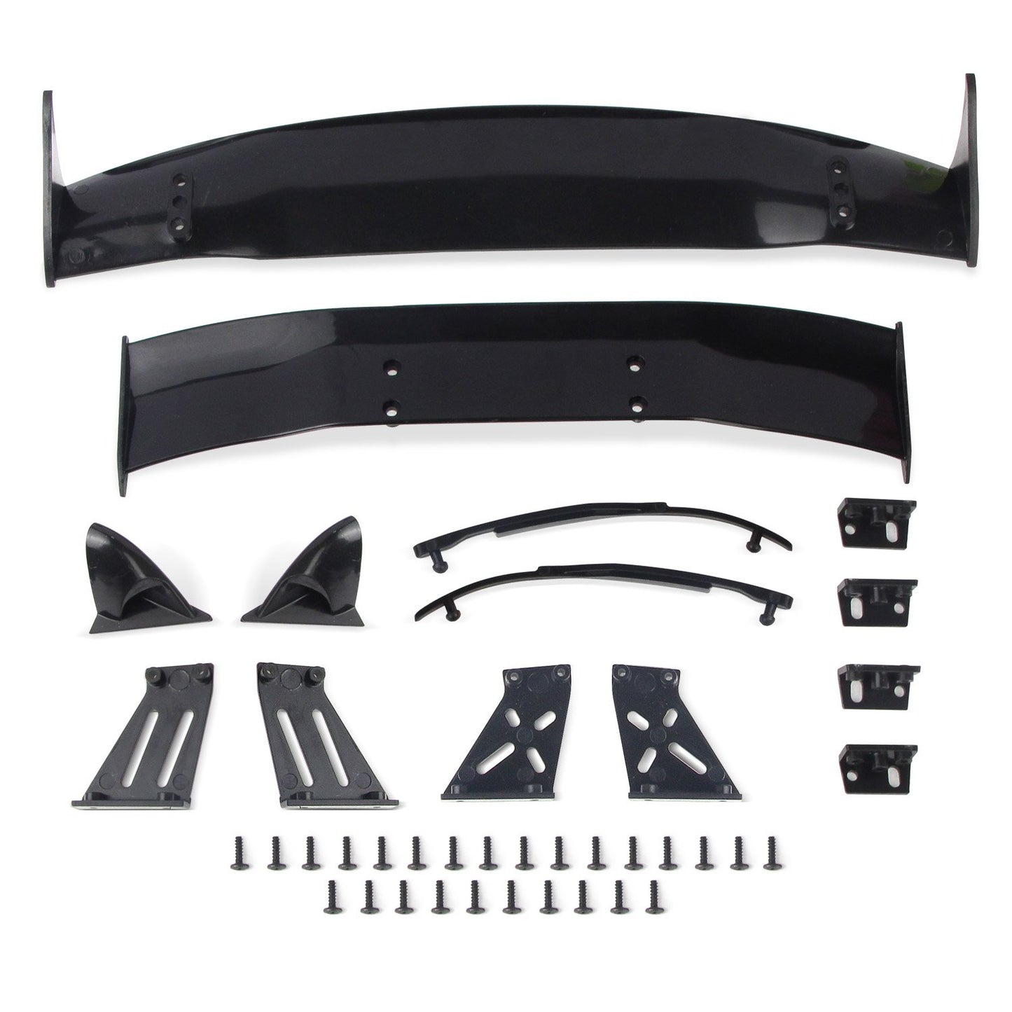 Coolplay 1/10 RC Car Body Wing Spoiler Body Shell Rear Spoiler Tail Wing Side Mirror Toy Vehicles Parts