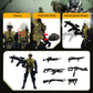 MQSTARSRISE Army Men Toy Set for Boys 4-7 Army Men Action Figure Military Toy Playset US Army Men and SWAT Team with  Military Action Figures Easter Gift for Boys Age 4-7 6-8