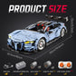 Remote Control Car Building Kit, 1:10 M4 Champion Racing Car Building Blocks And Challenge Construction Toys, Gift For Technical