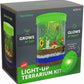 Dan&Darci Light-Up Terrarium Kit For Kids - Stem Science Kits - Gifts For Kid - Educational Diy Toys For Boys & Girls - Crafts Projects Ideas For Ages 6 7 8-12 Year Old Age