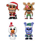 Funko Pop! FNAF Holiday 2023 Set of 4 - Freddy, Bonnie, Foxy, Gingerbread Chica - Collectible Figures, Model 59185-61551