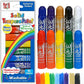 The Pencil Grip Kwik Stix Solid Tempera Paint Sticks, Washable, Rainbow Colors, 10 Non-Toxic Quick Drying, Allergen Free, Paint Sticks For Kids And Toddlers
