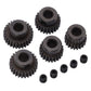 Haosie RC Motor Gear, 48DP 5mm Pinion Gear Set, 5PCS Steel Shaft Hole Gear, 20T 22T 24T 26T 28T Climbing Car Gear Accessories fo