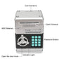 Adevena Electronic Piggy Bank, Mini Atm Password Money Bank Cash Coins Saving Box For Kids, Cartoon Safe Bank Box Perfect Toy Gifts For Boys Girls (Silvery)