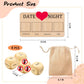 4PCS Date Night Funny Dice, Love Decision Dice, Body Touch Dice, Time Decision Making Dice for Couples, Wooden Dice Set Gifts fo
