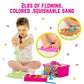 GirlZone Ice Cream Shop Play Sand Kit - 2 lb Magnetic Sand Toys - Multicolor - Ages 7+ - 22 Pieces