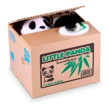 Coin Piggy Bank Panda Toy - Little Panda Bamboo Bank Money Bank Cute Panda Bank Stealing Automatic Box - Boys Piggy Bank Stealing Panda Coin Bank Money Savings Bank Kids Piggy Bank Girls