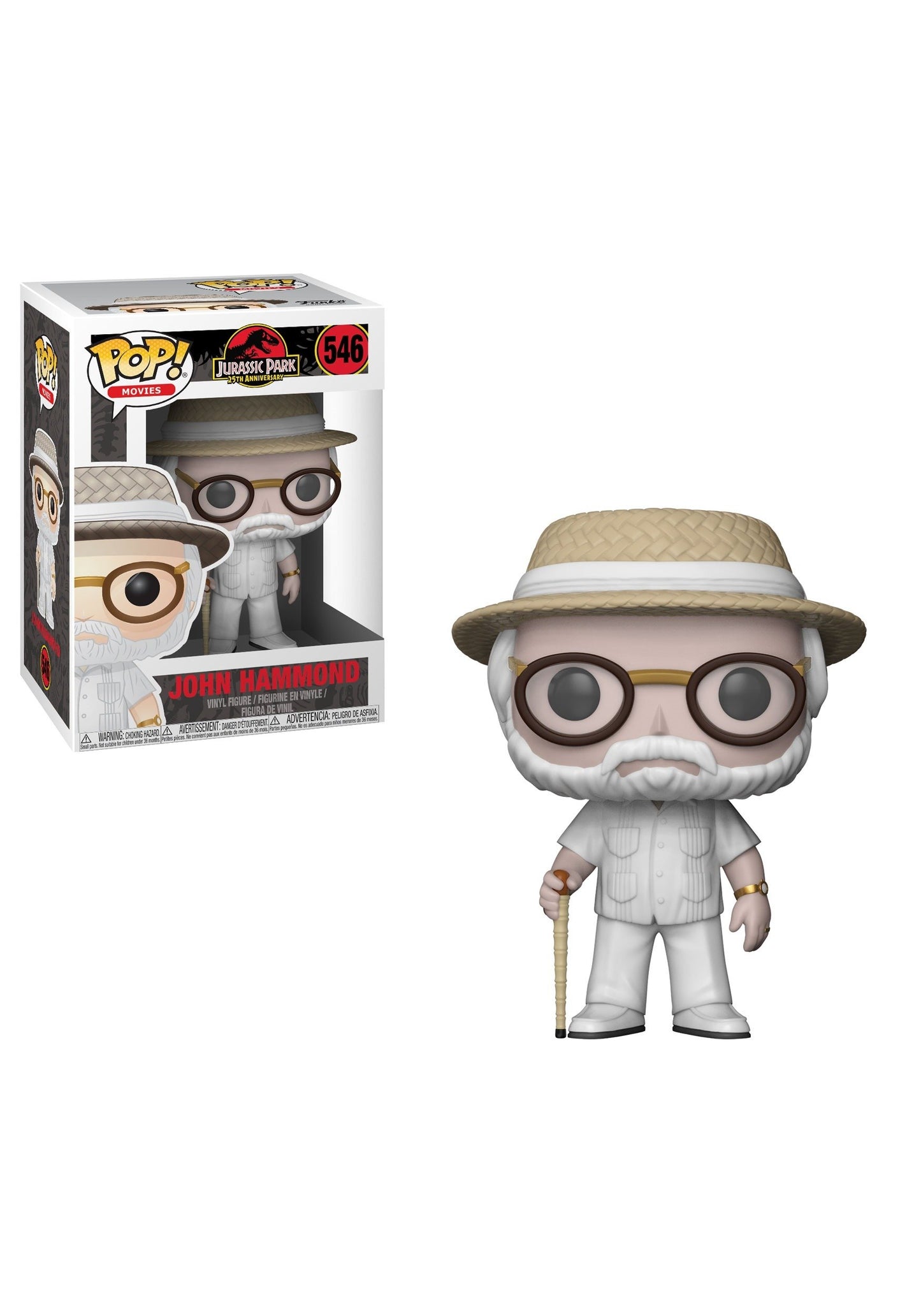Funko Pop! Movies: Jurassic Park - John Hammond Collectible Figure