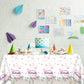 Obusatt 3Pcs Butterfly Baby Shower Party Tablecloth Supplies A Little Butterfly Is On The Way Baby Girl Party Disposable Plastic