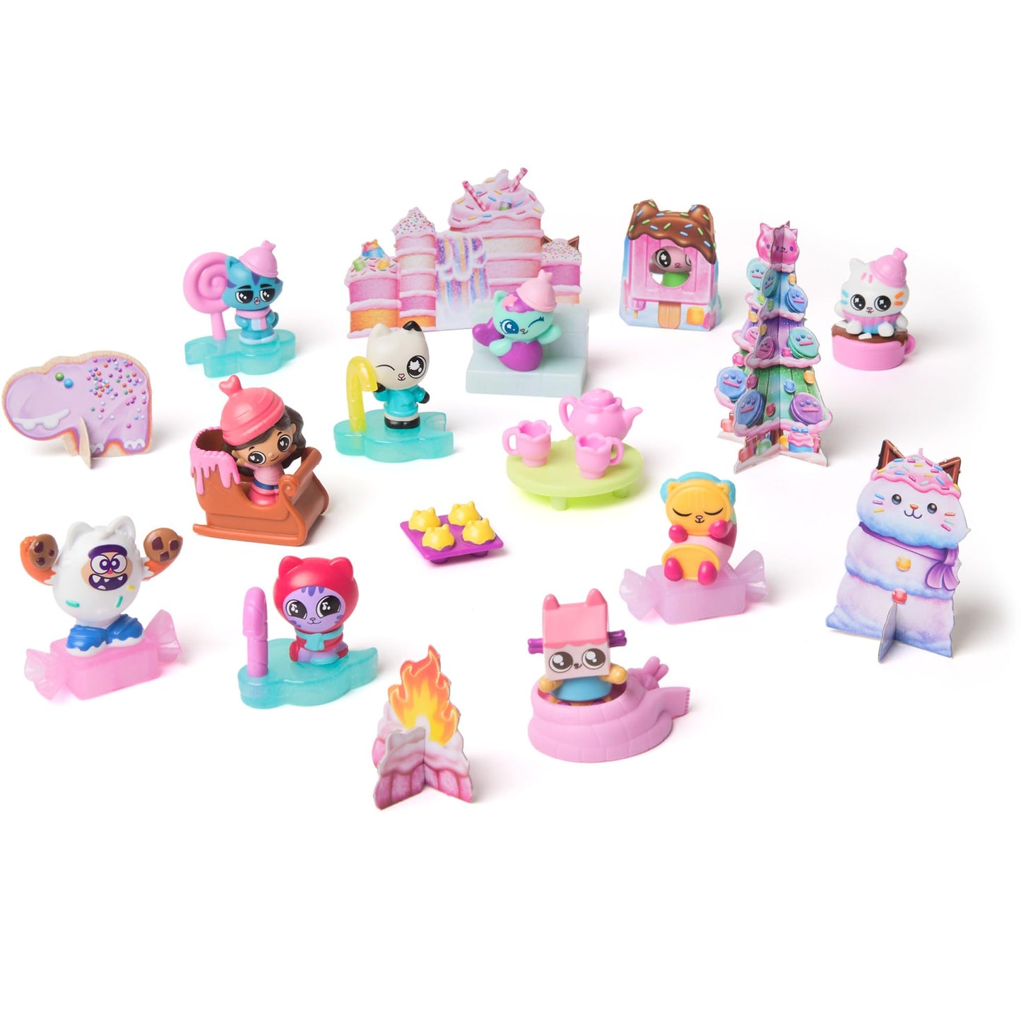Gabby's Dollhouse: The Film Advent Calendar 2025 Cute Winter Surprise  24 Surprise Toys with Gabby Figure  Cat Friends & Accessories  for Children from 3 Years