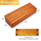 Iswabard Card Deck Stand Set of 4 Wooden Holders for Kids & Adults, Orange