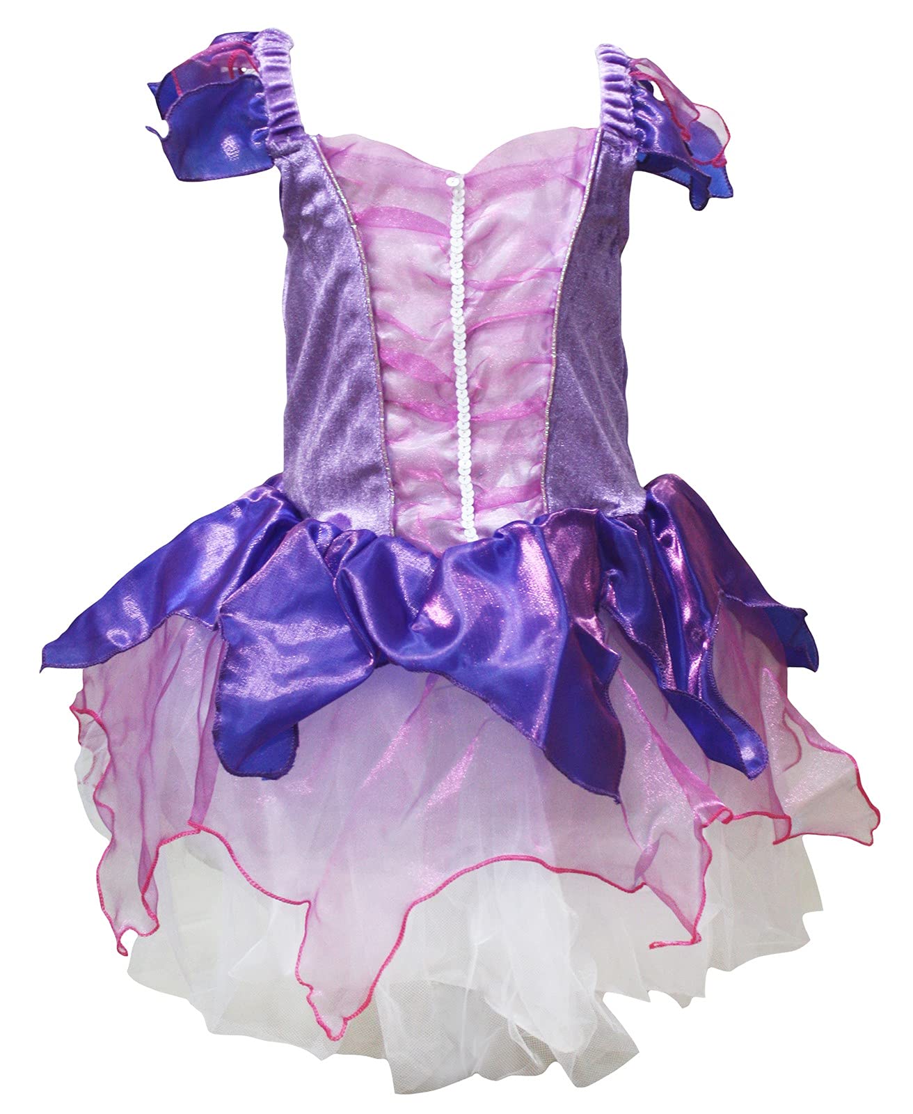 Petitebella Fairy Costume Dress 1-10y (Purple, 6-8 Years)