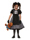 Rubies  407284 Girls Dark Rag Doll Child Costume  Large 12-14