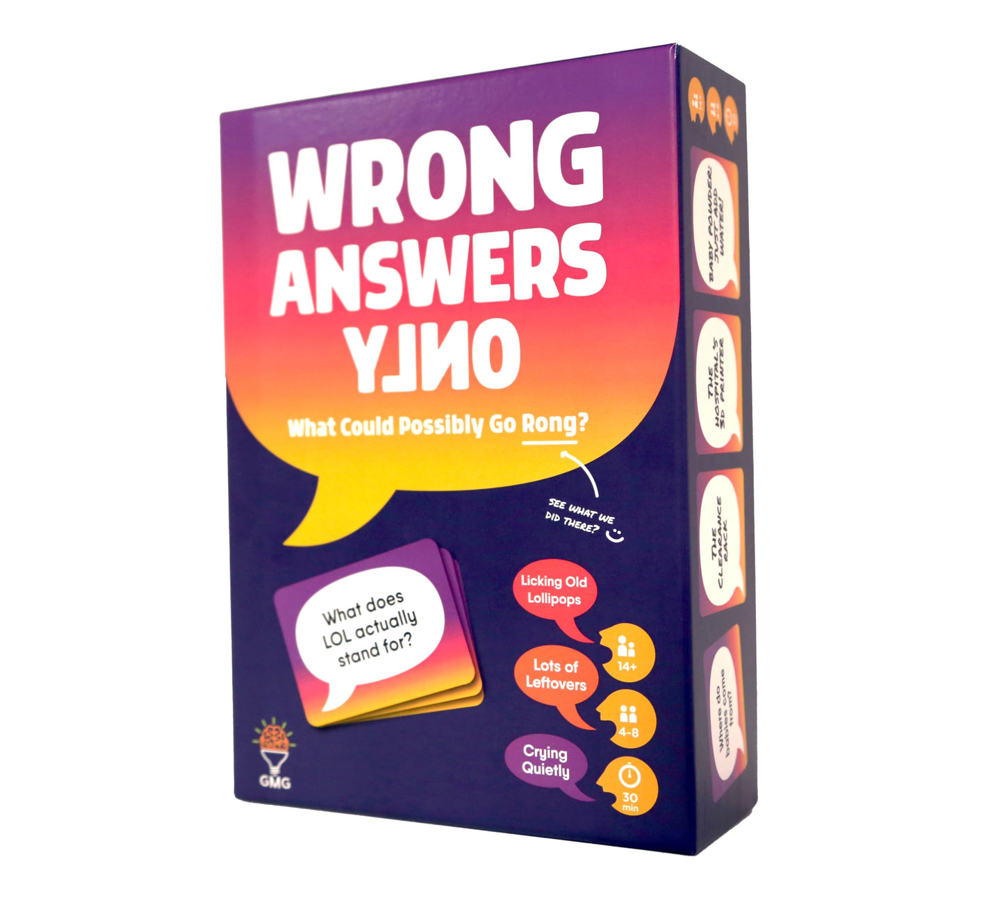 Wrong Answers Only: The Ultimate mature-themed Party Game - A Fun  Competitive Group Guessing Game for 8 Players  Ages 14 and Up - Perfect for Game Nights