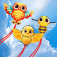 Hengda Kite 3 Pack Of Kites,Owl And Bee And Chick Kite,For Kids Beginners And Adults Cute Design High Definition Printing Easy T