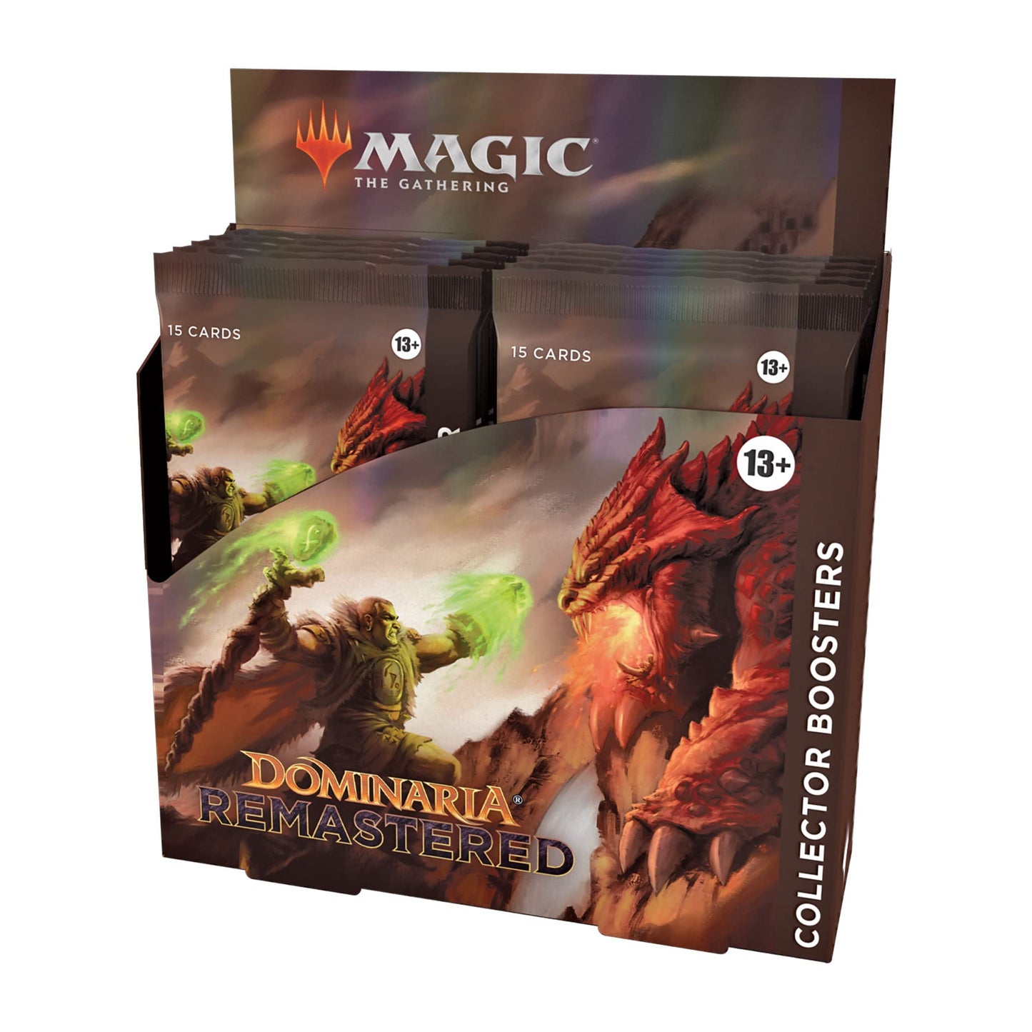 Magic The Gathering Dominaria Remastered Collector Booster Box, 12 Packs