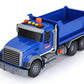 haomsj Big Dump Truck Toy Light Up & Moveable Lifting Back Garbage Truck Push and Go Car Plastic Beach Construction Toy Vehicles