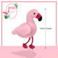 Skylety 6 Pieces Mini Flamingo Stuffed Animal Plush Toys 5 Inch Flamingo Party Favors Valentine Day Gift Pink Hanging Ornaments Keychain Decorations For Women Birthday(Rose Red)