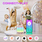 Yll Mini Karaoke Machine For Kids Adults, Portable Bluetooth Speaker With 2 Wireless Microphones,Toys Birthday Gifts For Girls 3, 4, 5, 6, 7, 8, 9, 10, 11, 12+ Years Old Toddler Teens(White)
