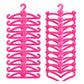 E-Ting 60 Pcs Pink Plastic Little Hangers For Girl Doll Dress Clothes Gown Doll Clothes Accessories