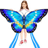 Honbo Butterfly Kites For Kids & Adults,55'' X 28'' Large Beginner Kite For Kids Ages 4-8,Easy To Fly For Beginners, Each Kite W