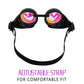 Omgreat Raves Goggles With Rainbow Crystal Glass Lens Kaleidoscope Glasses Funky Prism Steampunk Glasses For Cosplay Party