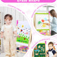 Easel for Kids,Toddler Art Easels for Painting, Stand Kids Easel White Board Dry Erase,Height Adjustable Double-Sided Magnetic W