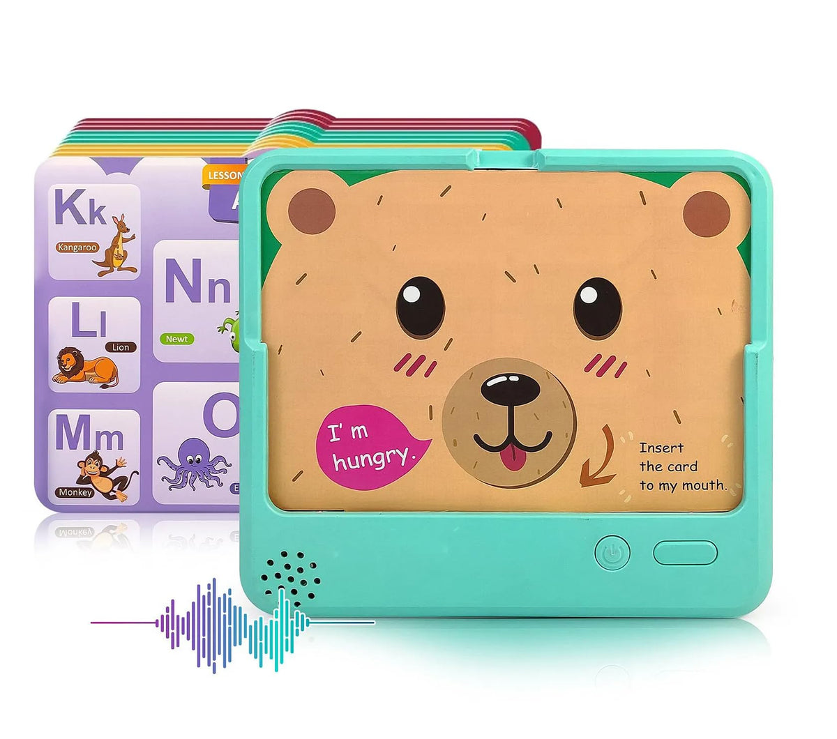 Jbm Enterprise Talking Flash Cards Learning Toy For Kids  50 DoubleSided Flashcards With Voice Pronunciation | Interactive Edu