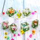 Resin Dnd Dice Set Handmade Flower D&D Die Filled With Flowers And Grass For D&D Dungeons And Dragon Tabletop Games