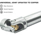 HOPLEX 2pcs Stainless Steel Drive Shaft 112-165mm for 1/10 RC Crawler Traxxas TRX6 Axial SCX10 Wraith Capra D90 TF2 Redcat GEN8