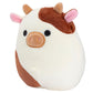 Squishmallows 5-Inch Ronnie The Brown Cow Plush Toy - Soft & Squishy Collectible - Perfect Gift for Kids