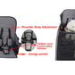 4 Seater Wagon Stroller, Wagon For 2 3 4 Kids Toddler Children Baby Travel Foldable All Terrain Quad Double Triple Tandem Stroll