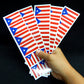 PremiumTT Puerto Rico Flag Removable Stickers - 40 Colorful PVC Decals, Model 008PRsticker, Perfect for Party Favors