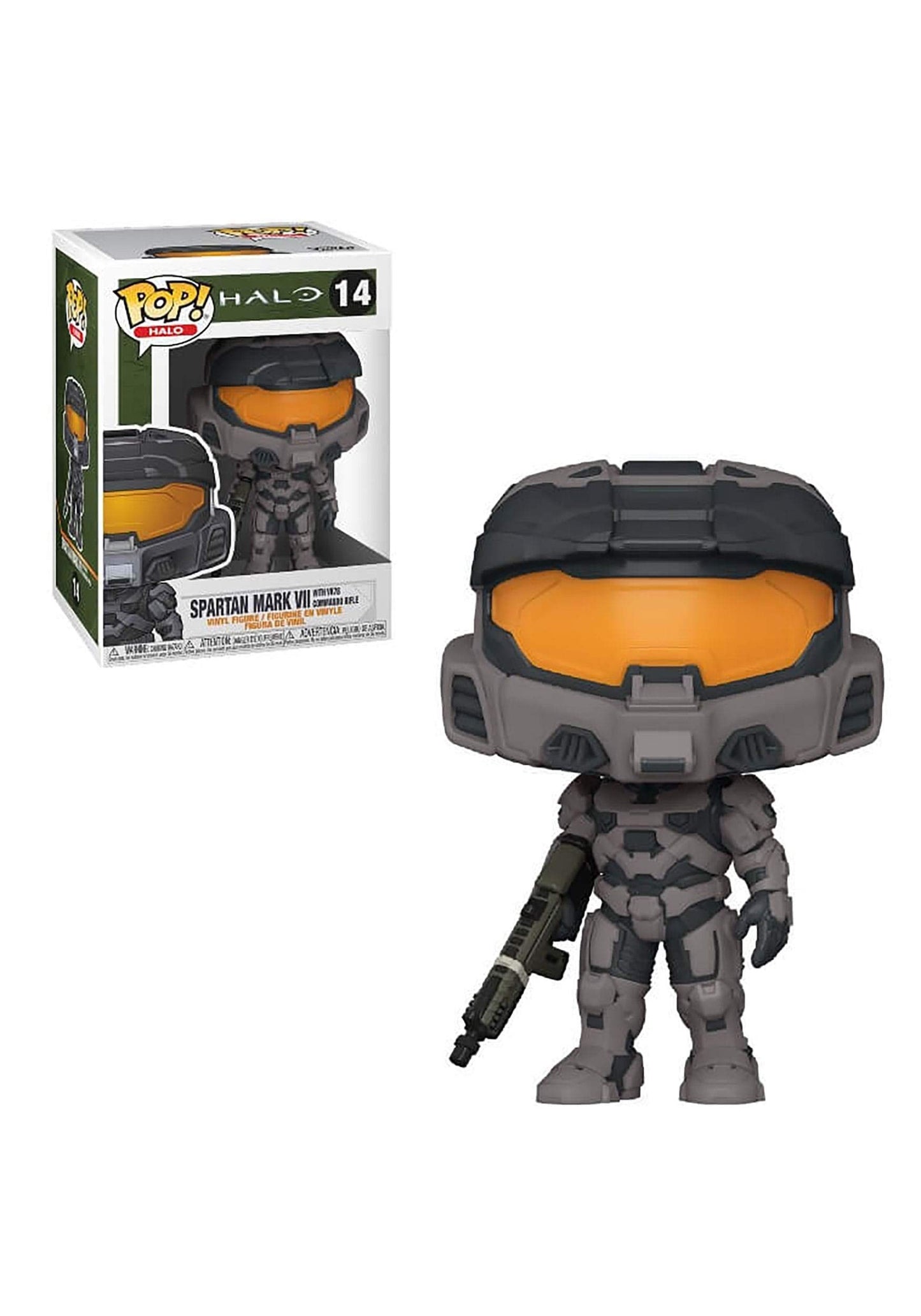 Funko Pop! Games: Halo Infinite - Spartan Mark Vii With Vk78, 3.75 Inches