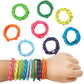 WILLBOND 216 Neon Friendship Bracelets Bulk for Kids Paracord Bracelet End of Year Gifts for Student Birthday Classroom Basket S