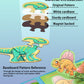 Magnetic Puzzles For Toddlers 2-4, Travel Puzzles Games For Kids Ages 1-3, Dinosaur Activities Toy Wooden Jigsaw Puzzles Book Fo