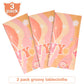 Tiamon 3 Pieces Rainbow Plastic Groovy Tablecloths Retro Hippie Table Covers for Rectangle Table, Disposable Daisy Flower Rainbo
