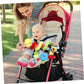 ifundom Car Seat Toys, Toys for Car Seat Crib Mobile Bed Around Rattle Bell Cartoon Insect Stroller Hanging Stuffed Wrap Spiral
