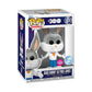 Funko Pop! & Tee: Bugs Bunny™ As Fred Jones™ (Flocked) - Large - (L) - T-Shirt - Clothes With Collectable Vinyl Minifigure - Gift Idea - Toys And Short Sleeve Top For Adults Unisex