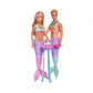 Simba Steffi Love Mermaid Family Doll - Pregnant Mermaid with Merman Kevin, 29 cm, Colourful, Plastic Toy for Children 3+