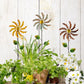 Stargarden 3Pcs Metal Wind Spinners Outdoor, Garden Pinwheels For Yard, Small Windmills Decorative Garden Stakes For Yard Lawn P