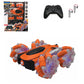 Lexibook - Crosslander Glow-in-The-Dark Radio Control car, Remote Control, Rechargeable, Electronic Action Game, Orange/Black, R