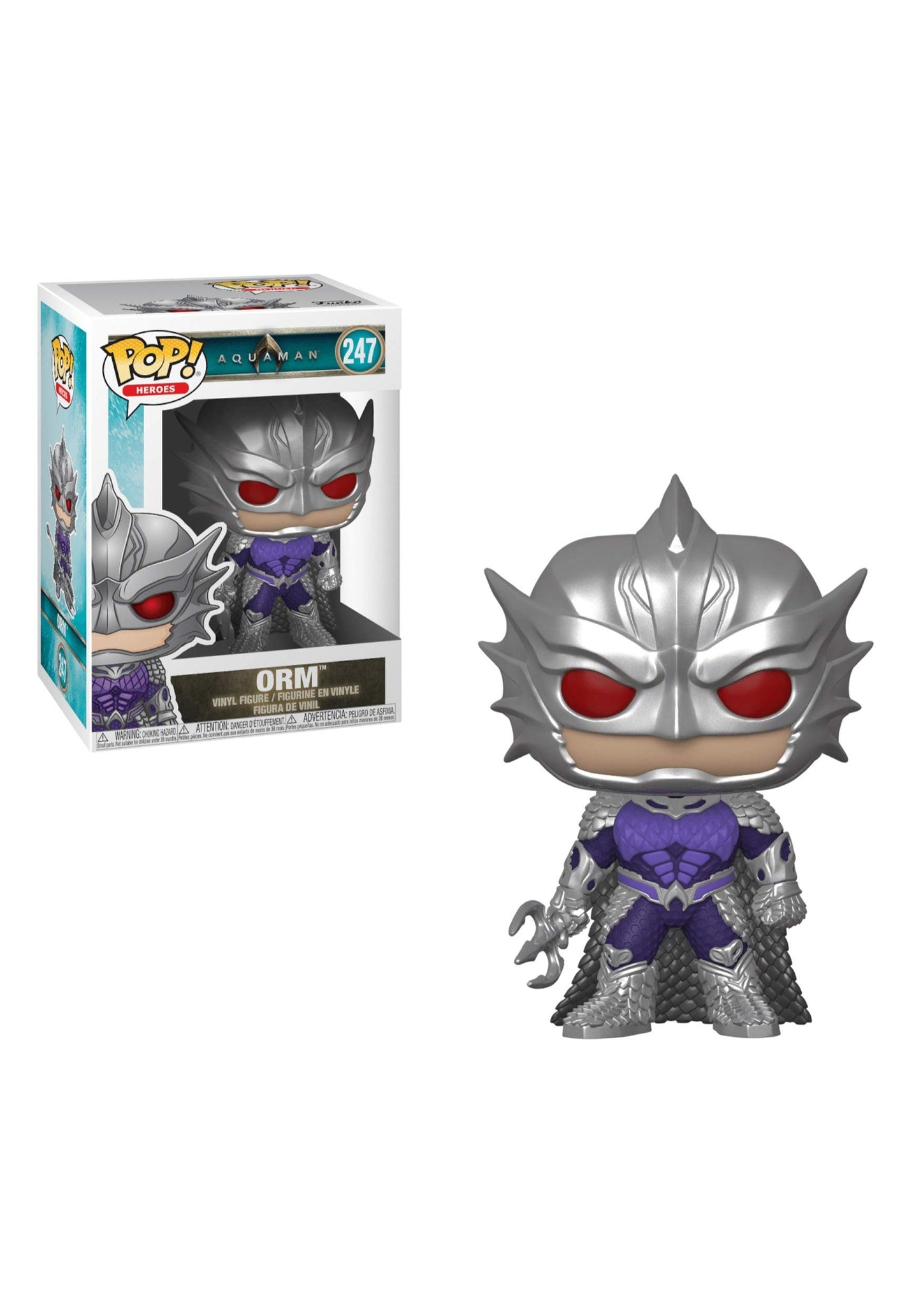 Funko 31181 Pop Heroes: Aquaman - Orm Collectible Figure, Multicolor
