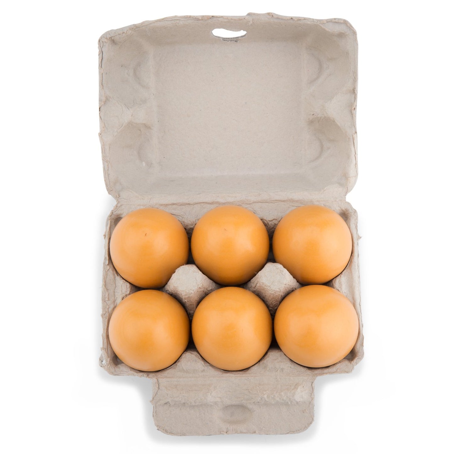 New Classic Toys Wooden Pretend Play Toy for Kids Six Wooden Eggs Cooking Simulation Educational Toys and Color Perception Toy f