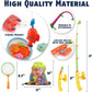CozyBomB Magnetic Fishing Toys Set for Kids - 30 Plastic Floating Fish, Multicolor for Water Table & Bathtub Fun, Ages 3-6