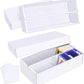 Leyzan Trading Card Storage Box 2 Pack-1600 Count Cardboard Organizer With Dividers For Mtg, Tcg, Sports, Toploader