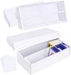 Leyzan Trading Card Storage Box 2 Pack-1600 Count Cardboard Organizer With Dividers For Mtg, Tcg, Sports, Toploader